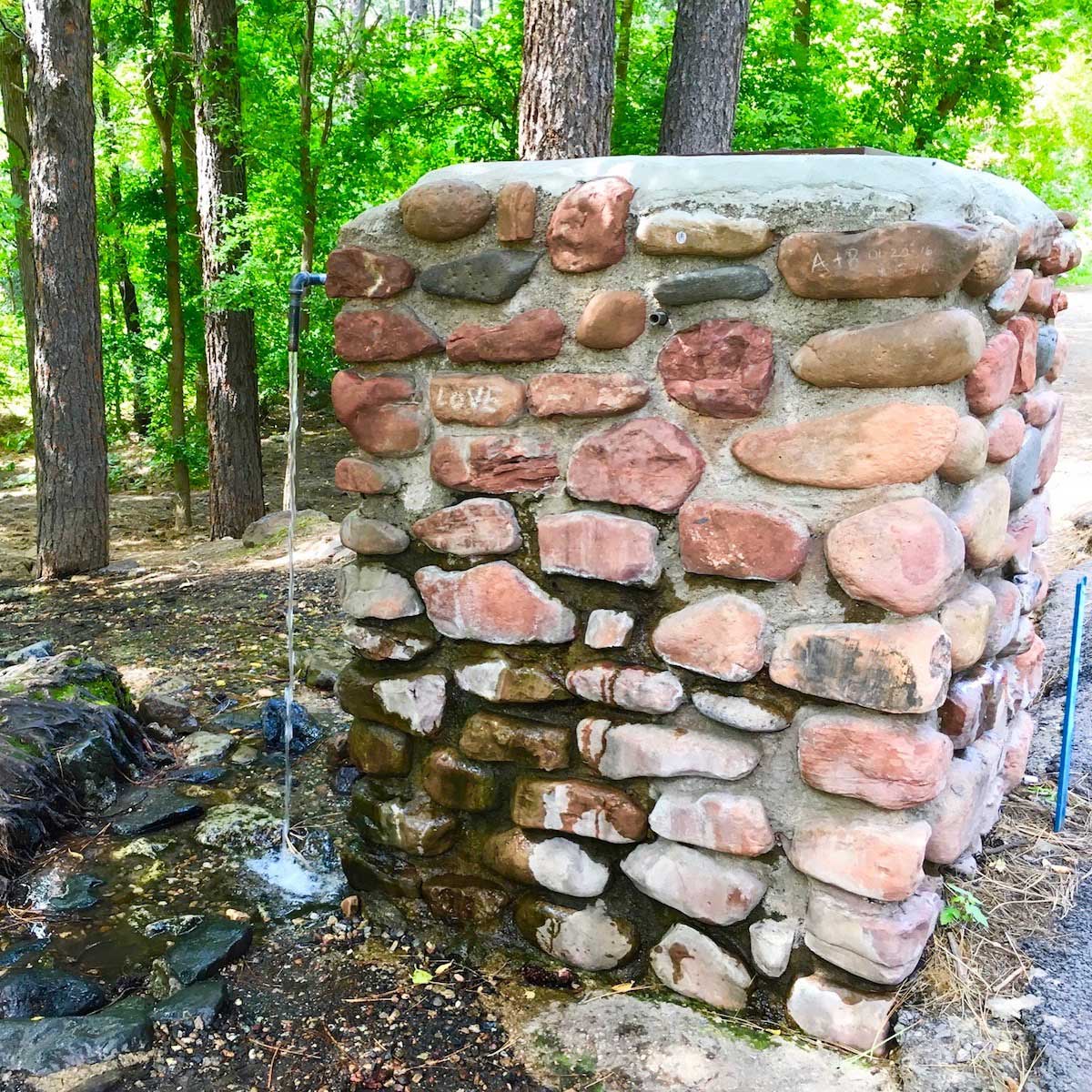Natural Spring in Oak Creek Canyon